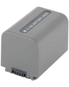 SDNPFP70 Lithium-Ion Battery - Rechargeable Ultra High Capacity (7.4V 1700 mAh) - Replacement for Sony NP-FP70 Battery For Sony DCR-DVD92, DCR-DVD105, DCR-DVD205, DCR-DVD305, DCR-DVD403, DCR-DVD405, HDR-HC3, DCR-HC20, DCR-HC21, DCR-HC26, DCR-HC30, DCR-H