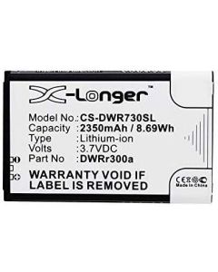 Synergy Digital Wifi Hotspot Battery, Works with D-LINK DWR-932 C1 Wifi Hotspot, (Li-Ion, 3.7V, 2350 mAh) Ultra High Capacity, Compatible with D-LINK DWRr300a Battery