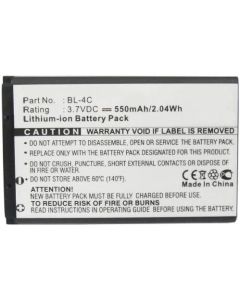 Synergy Digital Camera Battery, Works with Nokia BL-4C Digital Camera, (Li-ion, 3.7, 550mAh) Ultra High Capacity Battery