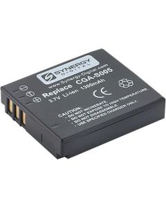 Synergy Digital Camera Battery, Compatible with Panasonic Lumix DMC-FX150 Digital Camera, (li-ion, 3.7V, 1300 mAh) Ultra High Capacity, Replacement for Panasonic CGA-S005 Battery
