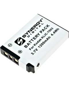 Synergy Digital Digital Camera Battery, Compatible with Kodak KLIC-7003, KLIC7003, 1926450 Digital Camera Battery (li-ion, 3.7V, 1200 mAh)