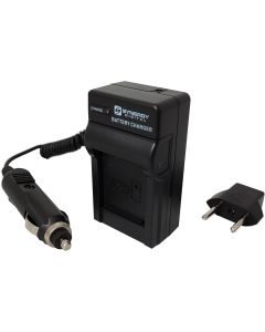 Samsung PL200 Digital Camera Battery Charger (110/220v with Car & EU adapters) - Replacement Charger for Samsung BP-70A Battery -